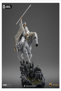 THE LORD OF THE RINGS - GANDALF THE WHITE ON SHADOWFAX (EVENT EXCLUSIVE) ART SCALE 1/10 STATUE BY IRON STUDIOS