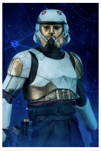 STAR WARS: AHSOKA - CAPTAIN ENOCH ART SCALE 1/10 STATUE BY IRON STUDIOS
