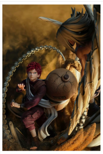 PRE ORDER: NARUTO: SHIPPUDEN - GAARA VS KIMIMARO ELITE DYNAMIC STATUE BY HEX COLLECTIBLES 
